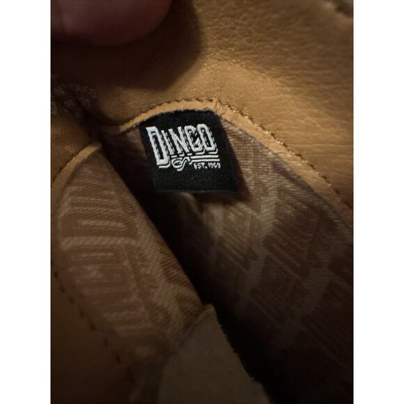 Dingo Womens Sugar Bugie Bootie Blue Suede Cowboy Boots Embroidered Sz 7M NWOT - Picture 6 of 8